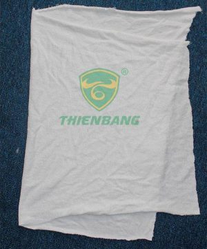 Giẻ lau máy trắng to