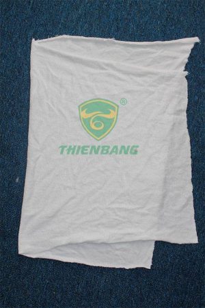 Giẻ lau máy trắng to