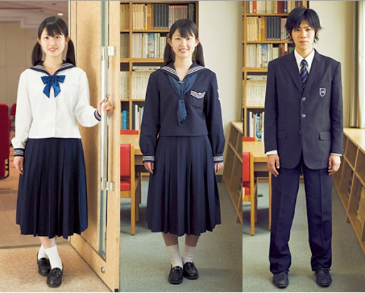 Những điểm thú vị độc đáo đồng phục váy ngắn của nữ sinh Nhật Bản