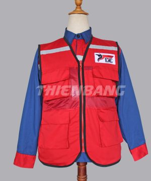 in logo lên áo gile phản quang