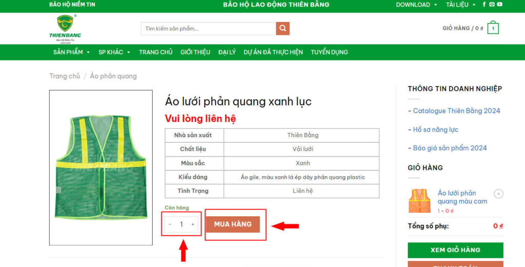 Bảo Hộ Lao Động Thiên Bằng ®