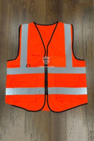 Áo phản quang cam 5cm