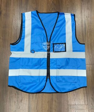 Áo phản quang xanh lam 5cm