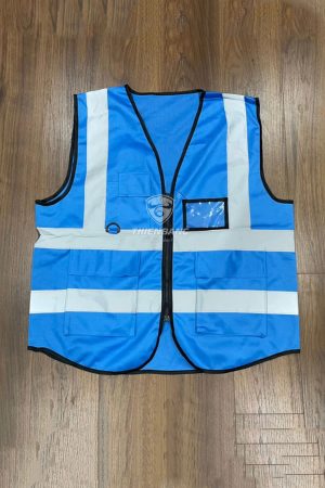 Áo phản quang xanh lam 5cm