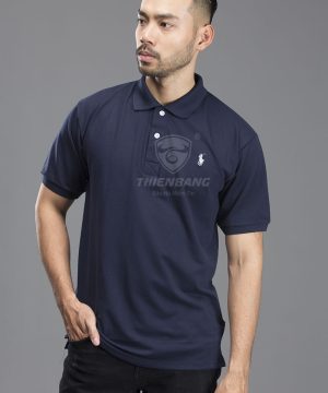 Áo phông Polo xanh than