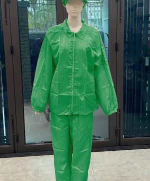 Quần áo phòng sạch liền thân rời mũ